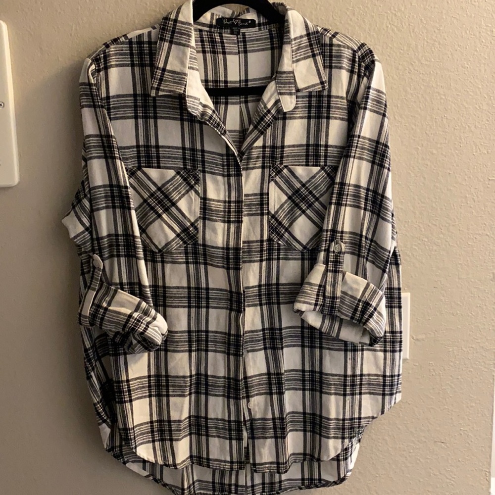 Black & white flannel